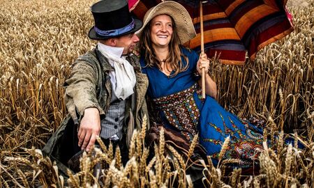 Picknick im Kornfeld