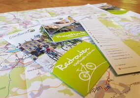 Erstellung und Druck Radbroschüre und Freizeitkarte