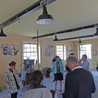 Vorstellung Alte Schmiede in Rammenau durch Buergermeisterin Snelinski