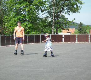 Errichtung einer Skaterbahn/Eislauffläche